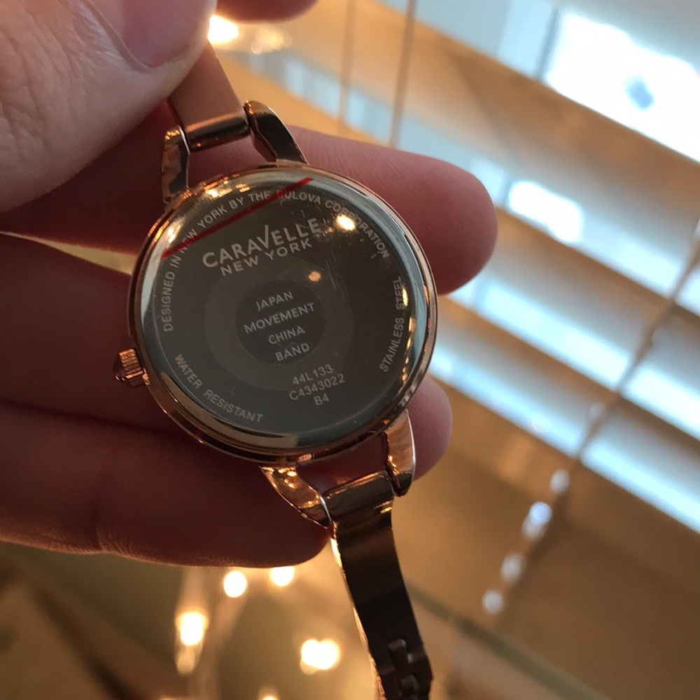 CARAVELLE NEW YORK ROSE GOLD WATCH - Picture 3 of 4